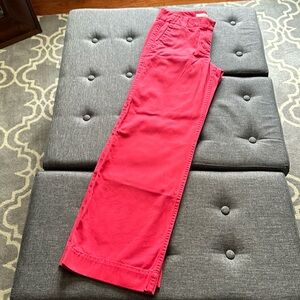 Jcrew chino regular fit wide leg pants size 6R